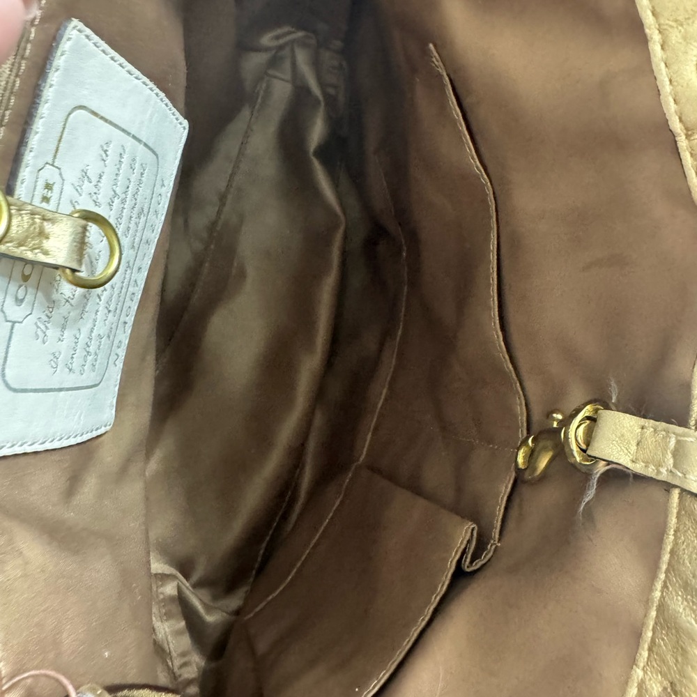 Coach Chrysanthemum or Peony Appliqué bag - Picture 12 of 15